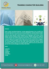 training memahami karakter diri murah