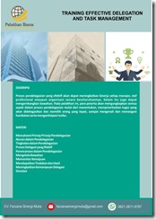 training mengefisienkan pekerjaan murah