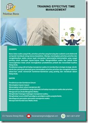 training mengelola waktu dengan efisien murah training mengelola waktu dengan efisien murah