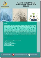 training mengembangkan teknik ekplorasi murah