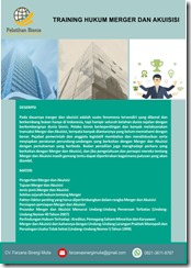training memahami dasar merger murah training memahami dasar merger murah