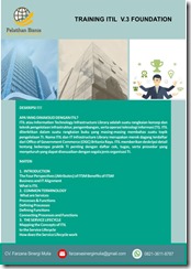 training memahami itil dengan efisien murah
