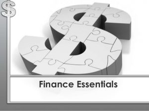 Training Finance Essentials For HR Manager