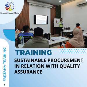 TRAINING SUSTAINABLE PROCUREMENT IN RELATION WITH QUALITY ASSURANCE