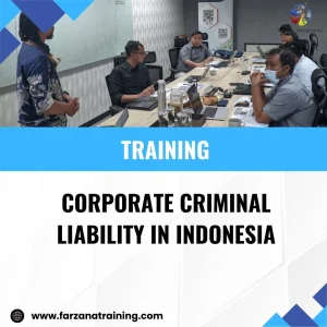 TRAINING CORPORATE CRIMINAL LIABILITY IN INDONESIA