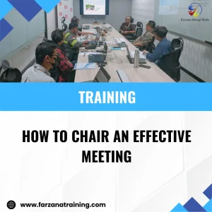 TRAINING HOW TO CHAIR AN EFFECTIVE MEETING