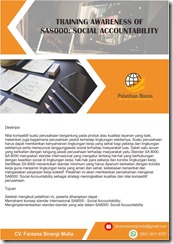 pelatihan Awareness of SA8000: Social Accountability online