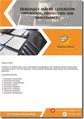 pelatihan LV AND MV GENERATOR (Operation, Protection and Maintanance) online pelatihan LV AND MV GENERATOR (Operation, Protection and Maintanance) online