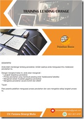 pelatihan Leading Change online