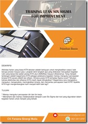 pelatihan Lean Six Sigma for Improvement online