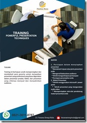 pelatihan Powerful Presentation techniques online
