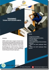 pelatihan TEKNIK PENYUSUNAN AMDAL online