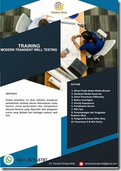 pelatihan Modern Transient Well Testing online
