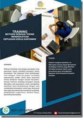 pelatihan Motivasi sebagai Teknik Meningkatkan Kepuasan Kerja Karyawan online pelatihan Motivasi sebagai Teknik Meningkatkan Kepuasan Kerja Karyawan online