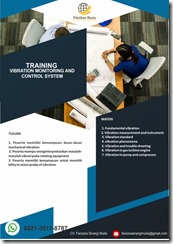 pelatihan VIBRATION MONITORING AND CONTROL SYSTEM online pelatihan VIBRATION MONITORING AND CONTROL SYSTEM online