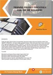 pelatihan Finance Management online