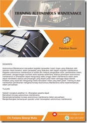 pelatihan Autonomous Maintenance online