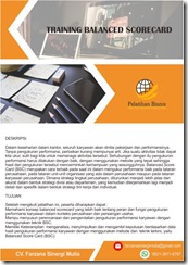 pelatihan Balanced Scorecard online