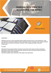 pelatihan Best Practice Accounting for Banks online