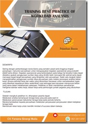 pelatihan Best Practice Of Workload Analysis online