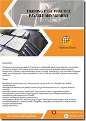 pelatihan Best Practice Payable Management online