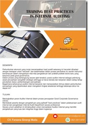 pelatihan Best Practices In Internal Auditing online