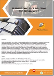 pelatihan Contract Drafting and Management online