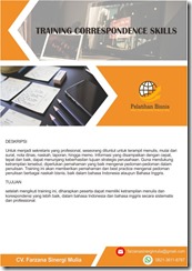 pelatihan Correspondence Skills online