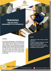 pelatihan Time and Stress Management in The Workplace online