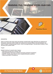 pelatihan TNA: Training Needs Analysis online