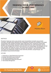 pelatihan TOTAL PERFORMANCE SCORECARD online