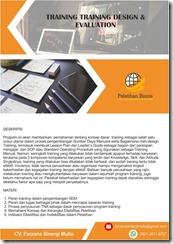 pelatihan TRAINING EVALUATION BASED ON COMPETENCY online