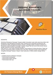 pelatihan MANAJEMEN KEUANGAN YAYASAN online