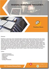 pelatihan Marketing Manajemen online