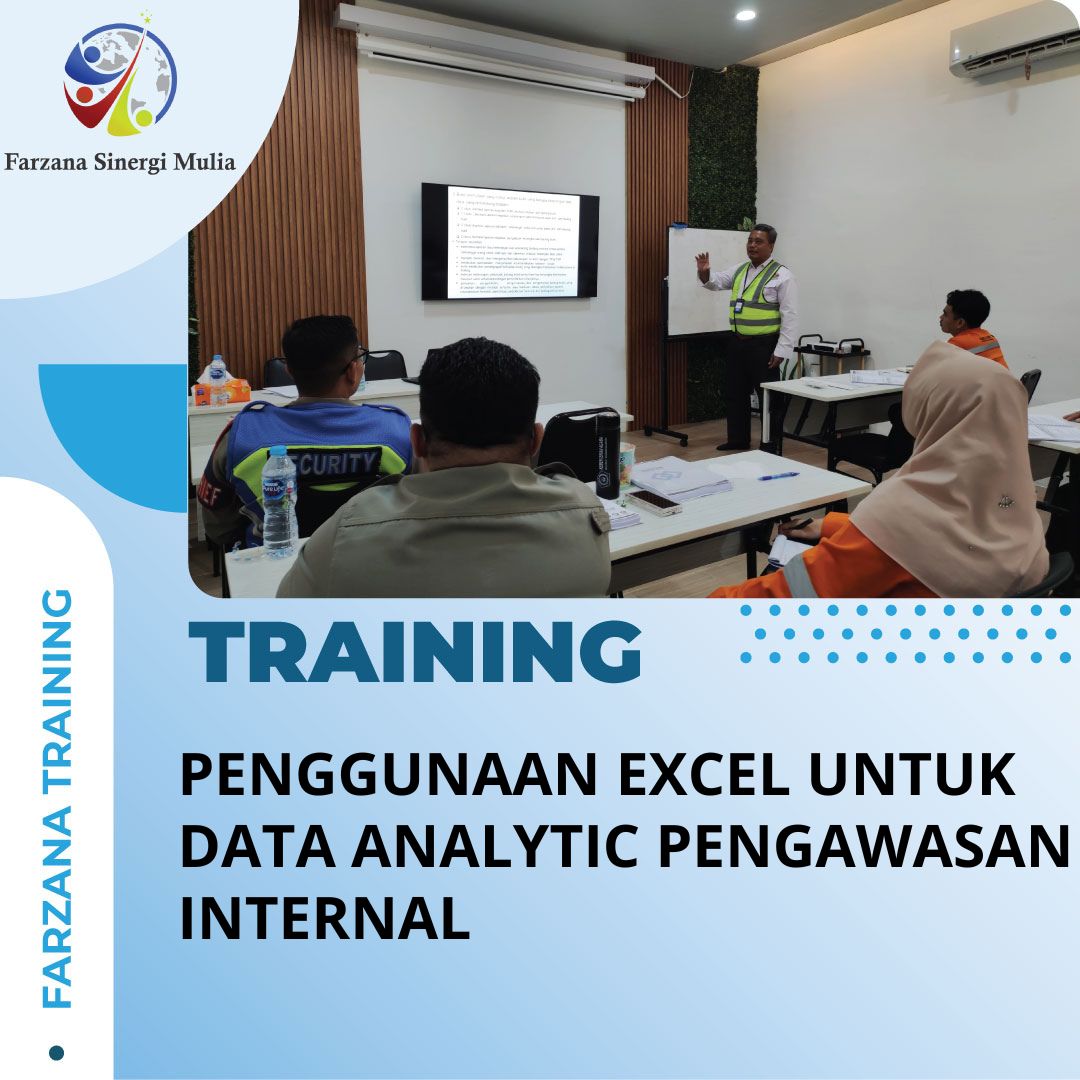 TRAINING PENGGUNAAN EXCEL UNTUK DATA ANALYTIC PENGAWASAN INTERNAL