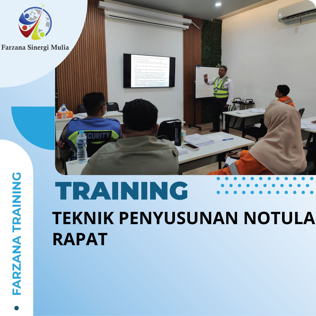 TRAINING TEKNIK PENYUSUNAN NOTULA RAPAT