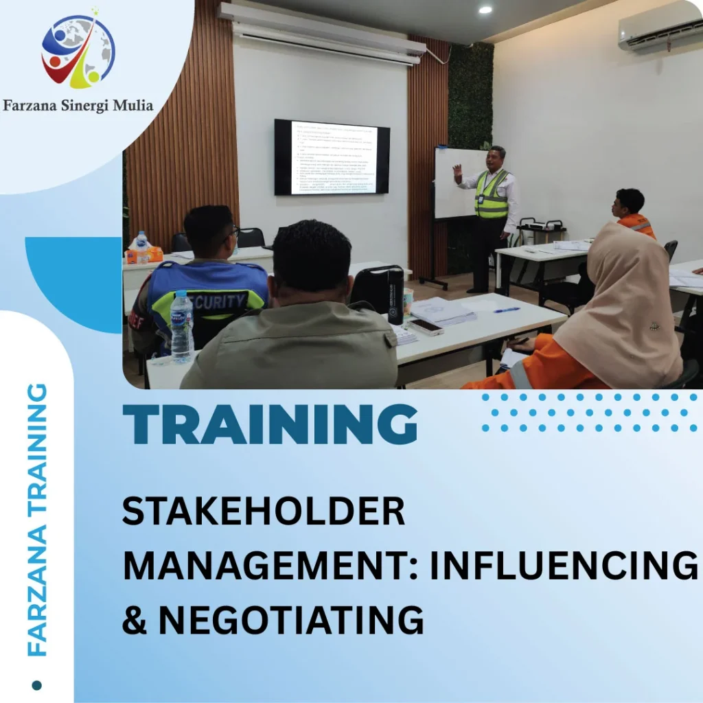 TRAINING STAKEHOLDER MANAGEMENT: INFLUENCING & NEGOTIATING