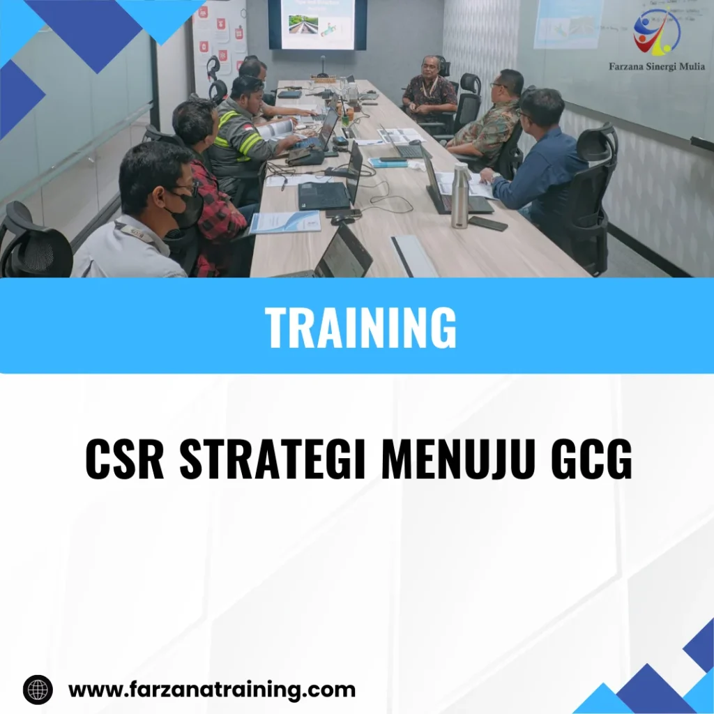 TRAINING CSR STRATEGI MENUJU GCG