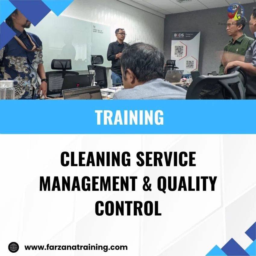 TRAINING CLEANING SERVICE MANAGEMENT & QUALITY CONTROL