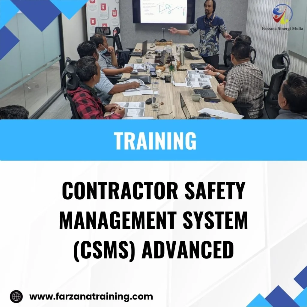 TRAINING CONTRACTOR SAFETY MANAGEMENT SYSTEM (CSMS) ADVANCED