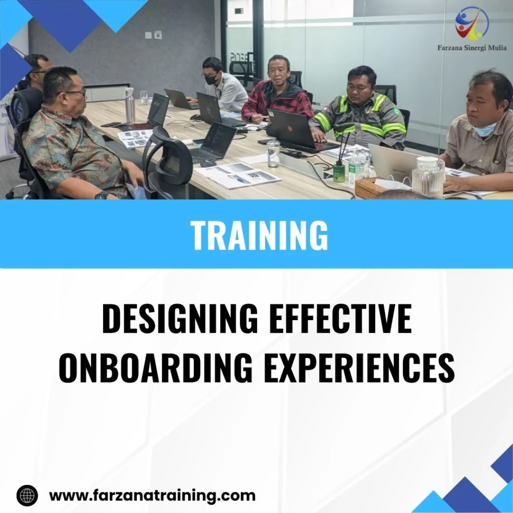 TRAINING DESIGNING EFFECTIVE ONBOARDING EXPERIENCES