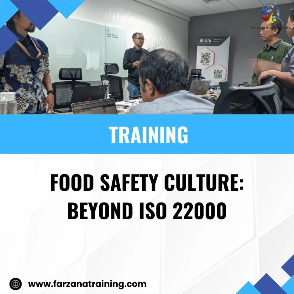 TRAINING FOOD SAFETY CULTURE: BEYOND ISO 22000