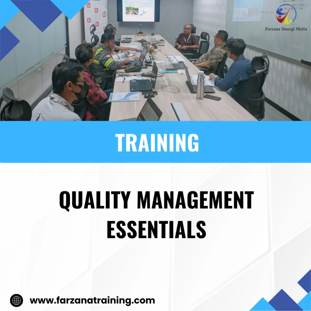 TRAINING QUALITY MANAGEMENT ESSENTIALS