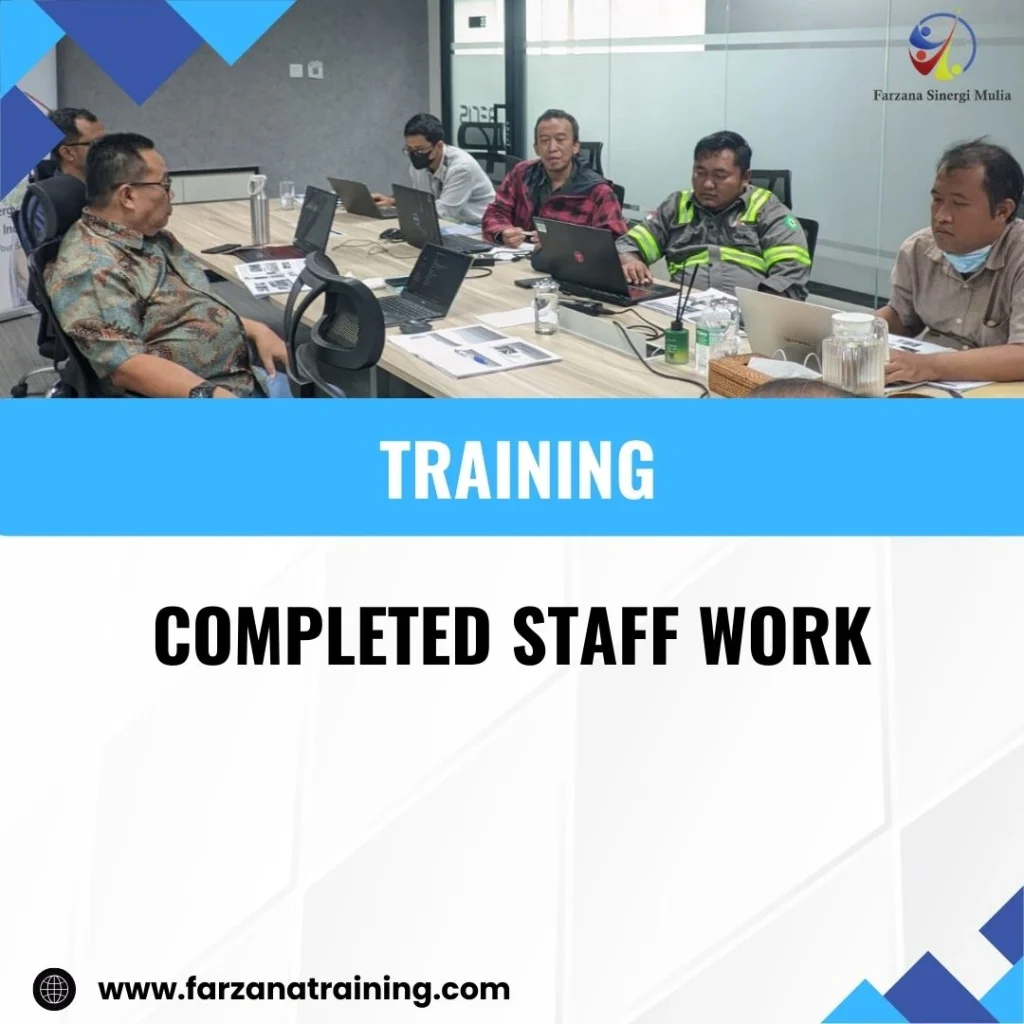 TRAINING COMPLETED STAFF WORK