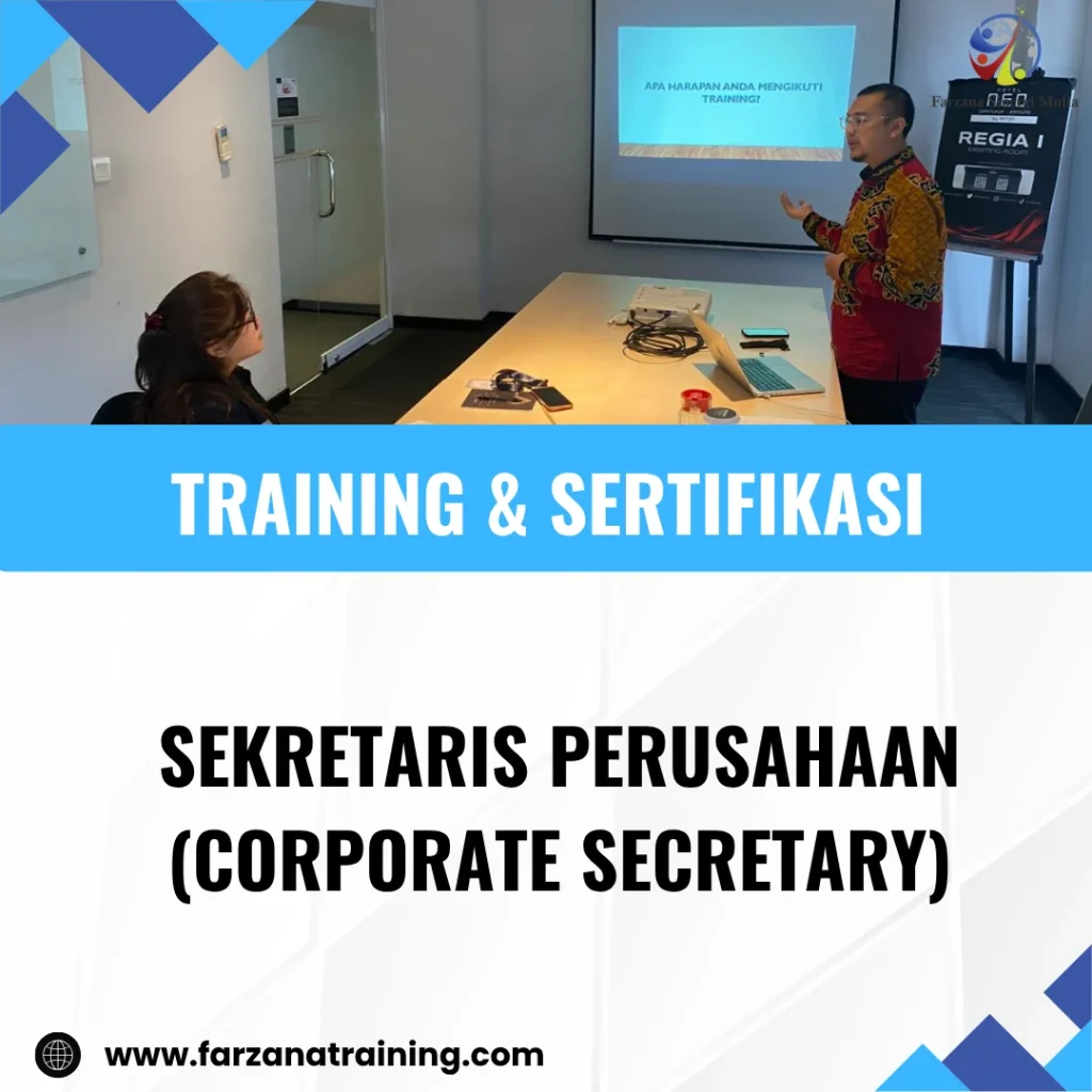pelatihan corporate secretary
