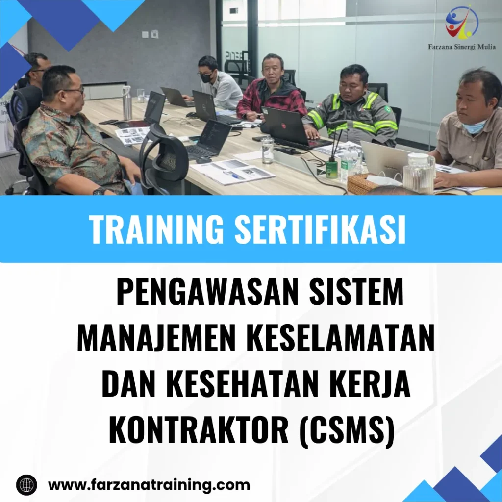 sertifikasi Contractor Safety Management System